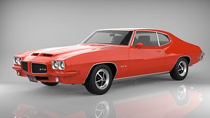 3D Pontiac LeMans GTO 1971