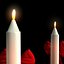 candle Candle Bow bowknot