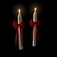 candle Candle Bow bowknot