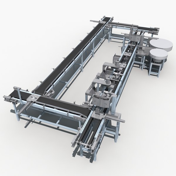 3d max automatic production line