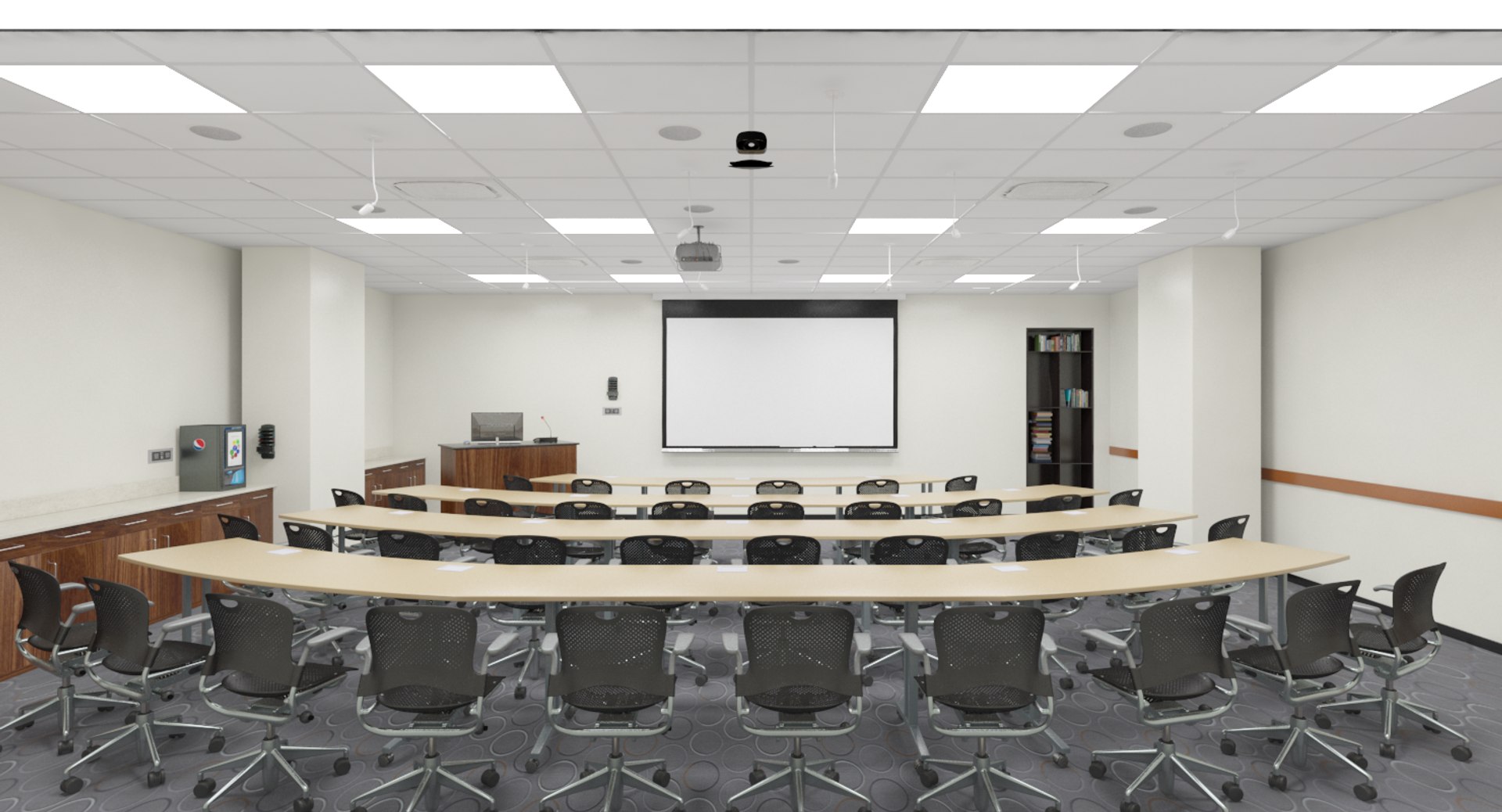 3D Class Room Realistic Model - TurboSquid 1245003