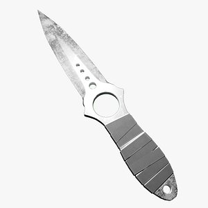 Steel skeleton knife