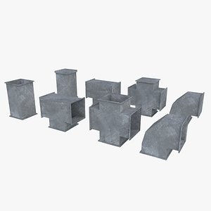 modular ventilation shaft 3d 3ds