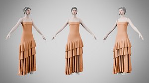 3D Dress 39 Sedona Sunset