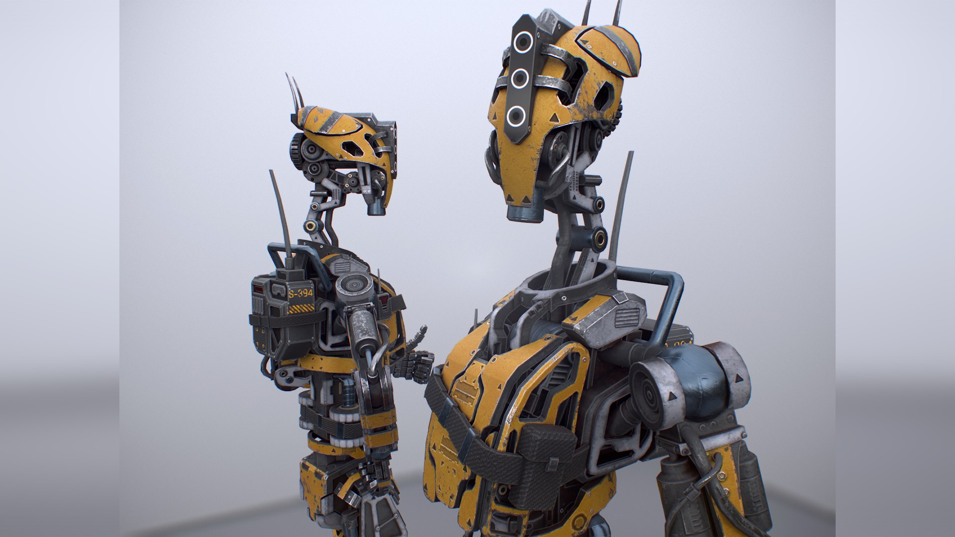 Scout Robot Gameready Model Unity Unreal Engine 3D Model - TurboSquid ...