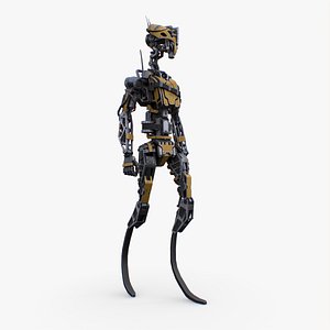 Scout robot gameready model Unity Unreal Engine