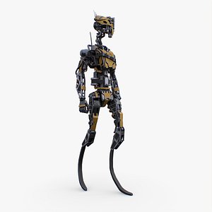 Scout robot gameready model Unity Unreal Engine