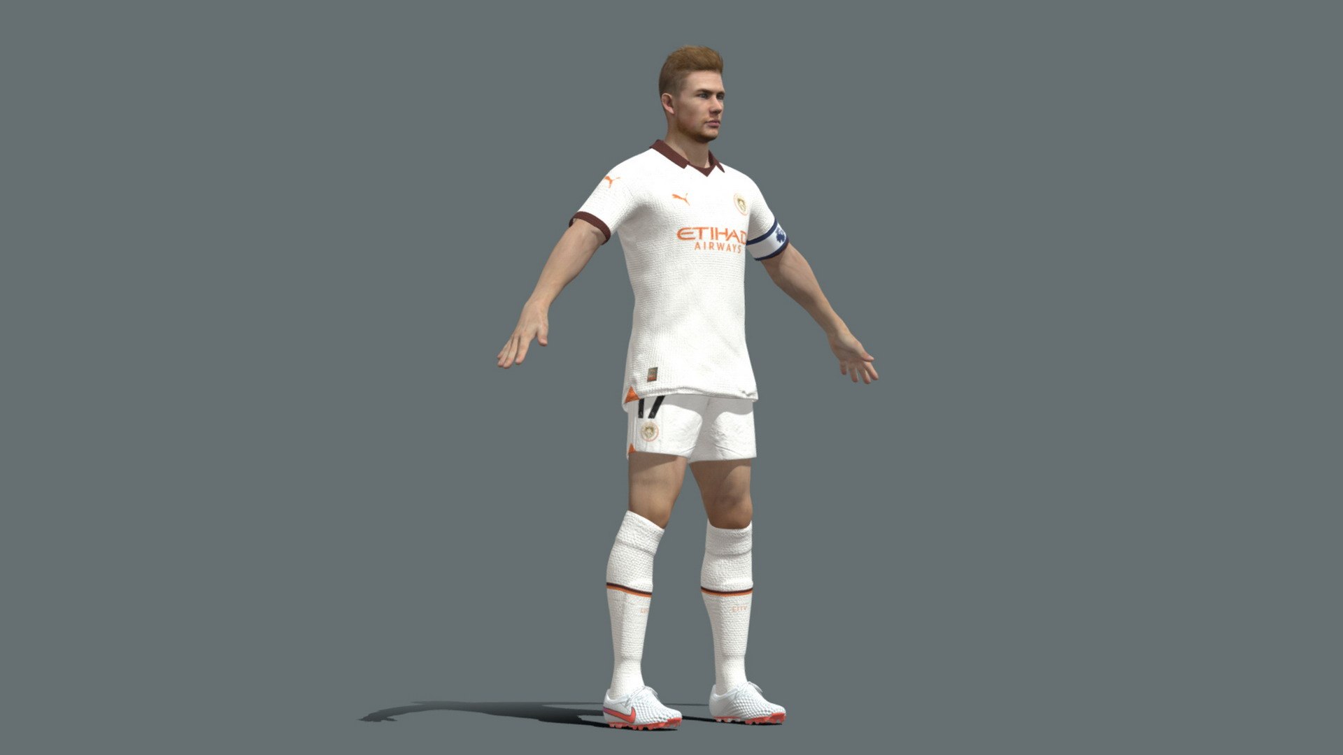 T-Pose Kevin De Bruyne Manchester City 23-24 3D model https://p.turbosquid.com/ts-thumb/sx/qv0Yl9/ao/a2/jpg/1705135913/1920x1080/fit_q87/41bcac9f8c54b221b44c61eeb2dad6aa29181233/a2.jpg