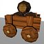 lowpoly cart