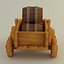 lowpoly cart