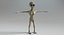 Female Grey Alien 2 3D