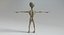 Female Grey Alien 2 3D