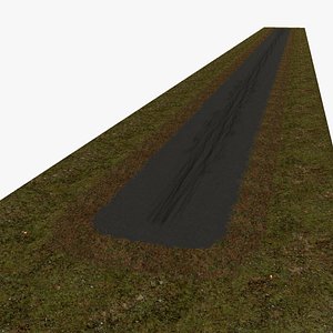 3D model Old runway modules - Asphalt Mk3