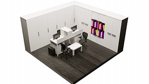NFT Office Room 3D model