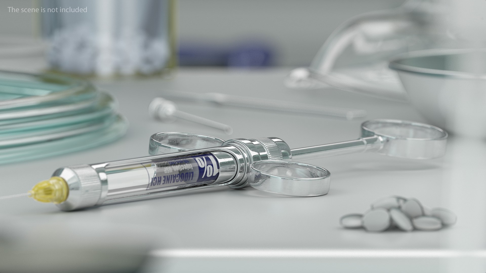 Dental Syringe Lidocaine Carpule 3D Model TurboSquid 1488347