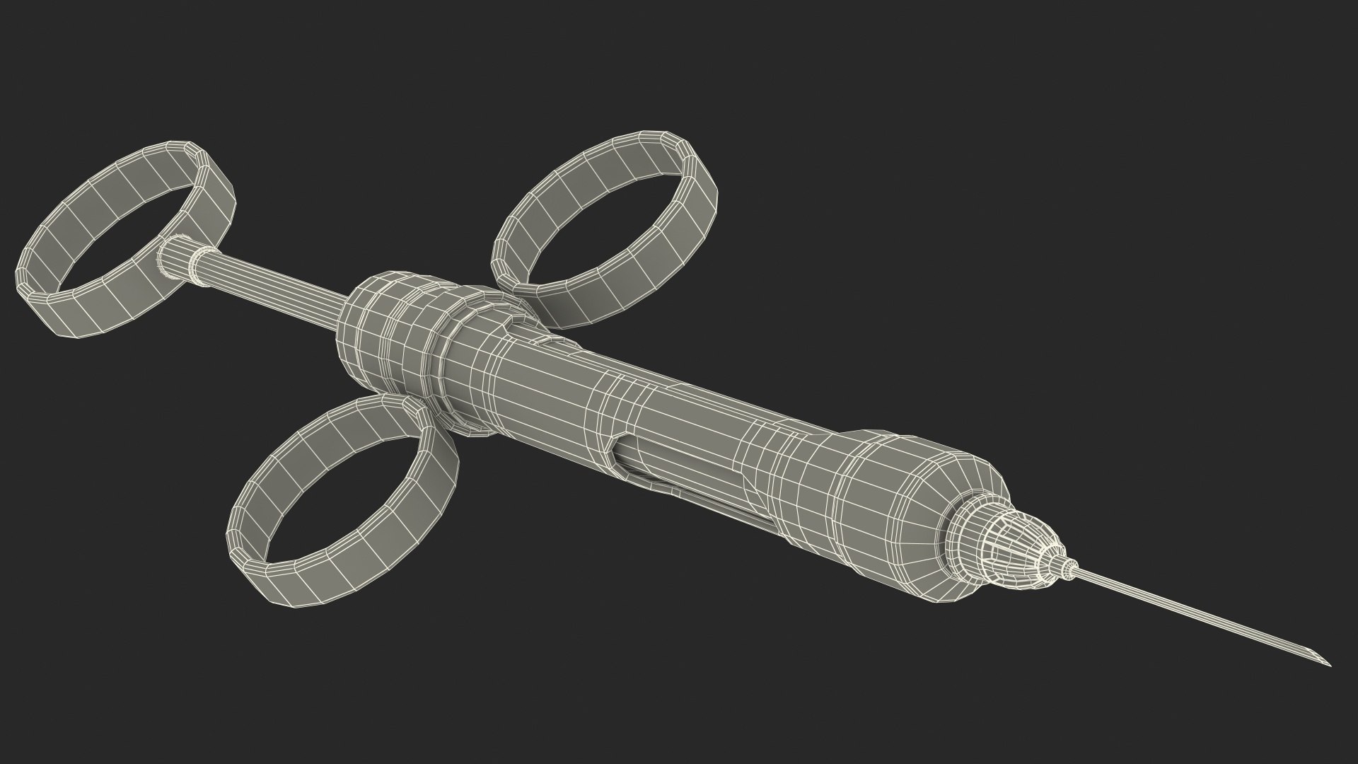 Dental syringe lidocaine carpule 3D model TurboSquid 1488347