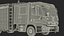 Modern Fire Truck Rigged