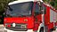 Modern Fire Truck Rigged