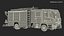 Modern Fire Truck Rigged