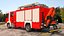 Modern Fire Truck Rigged