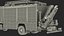 Modern Fire Truck Rigged