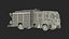 Modern Fire Truck Rigged