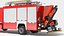 Modern Fire Truck Rigged