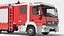 Modern Fire Truck Rigged