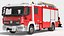 Modern Fire Truck Rigged