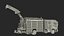 Modern Fire Truck Rigged