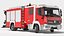 Modern Fire Truck Rigged