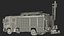 Modern Fire Truck Rigged