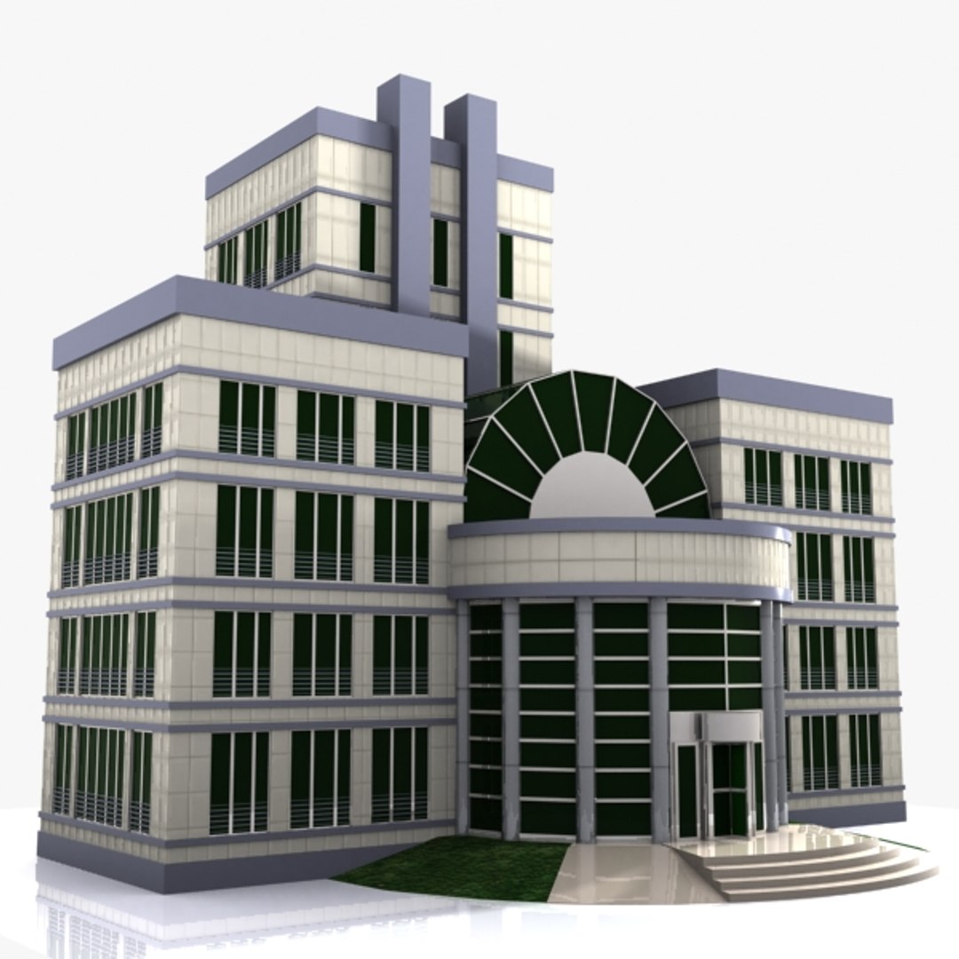 Cartoon Building Toon Obj