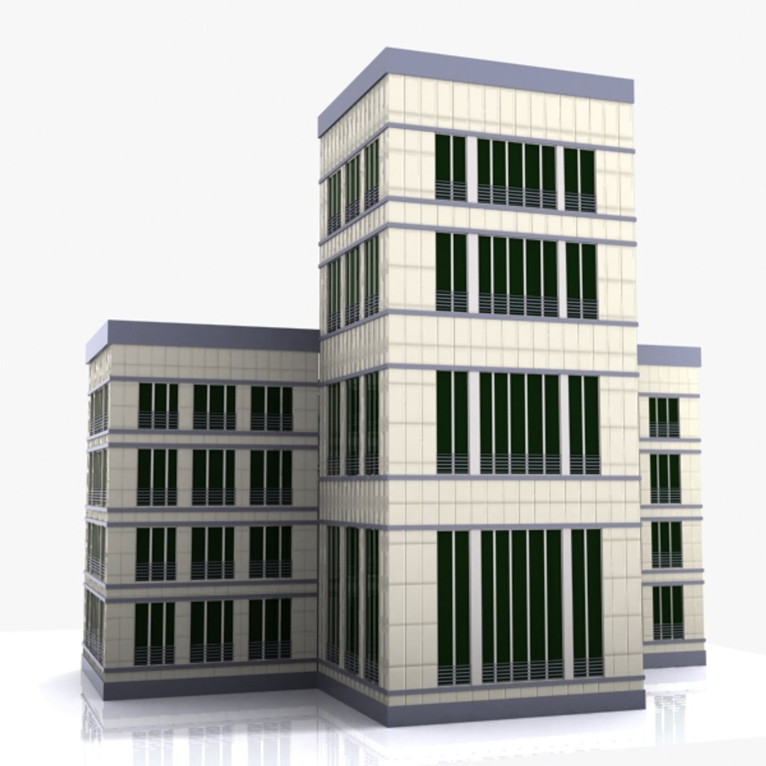 Cartoon Building Toon Obj