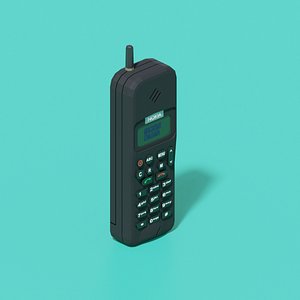 nokia 1011 mobile phone 3D model