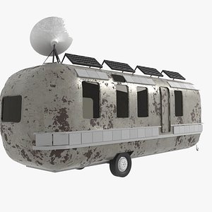 3D Old Caravan model