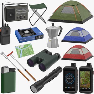 Camping Collection 02 3D model