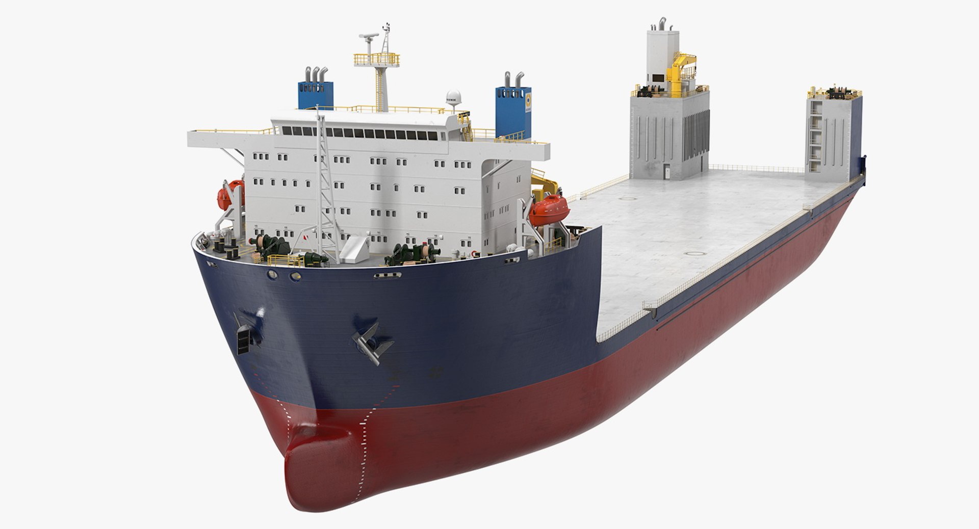 Heavy Load Ship 3D model preview