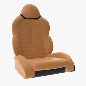 sports car seat 3D model