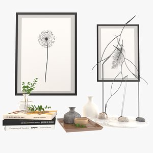 Bird Decor Set 3D