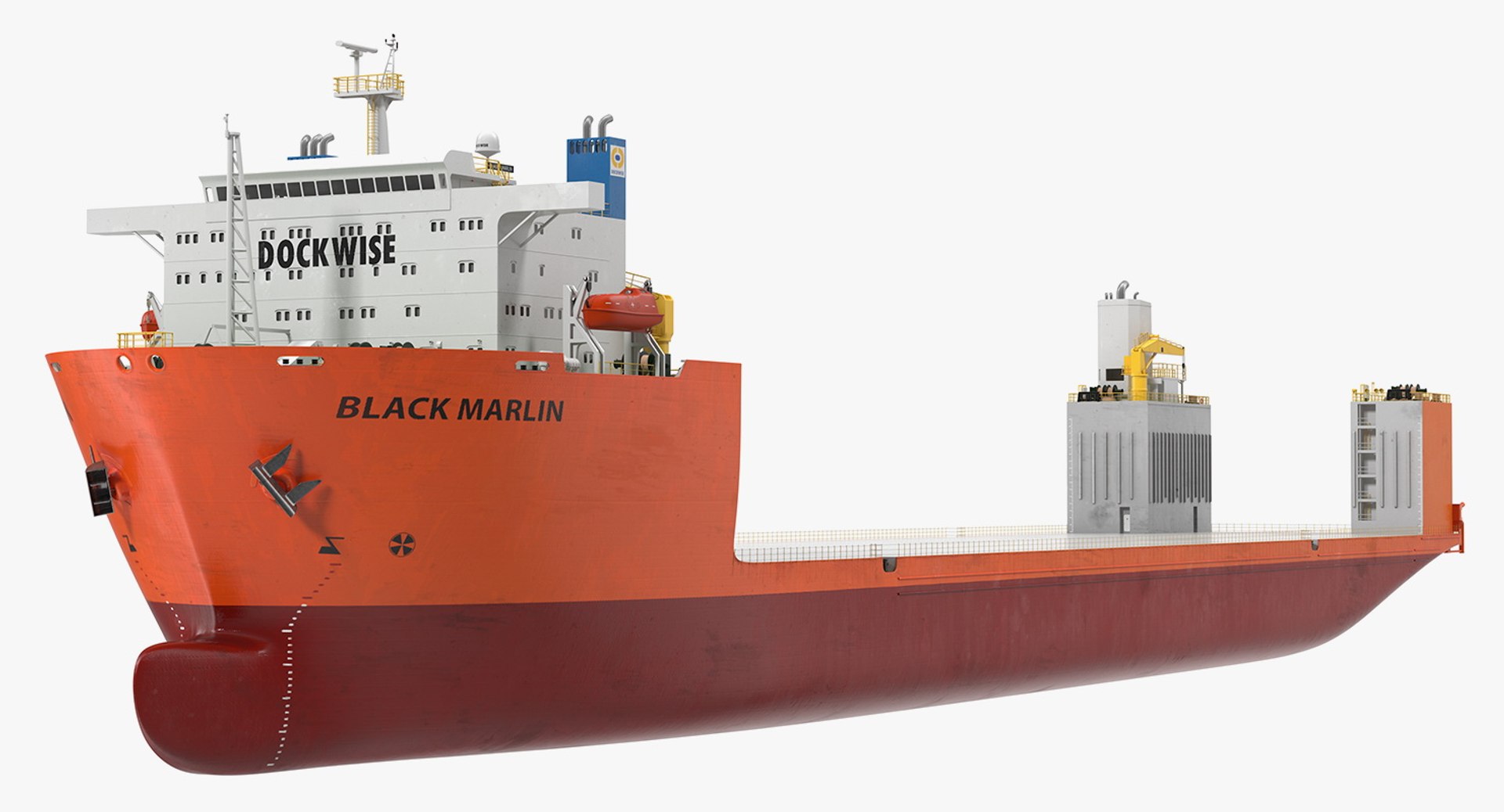 Black Marlin Heavy Load Carrier 3D model preview