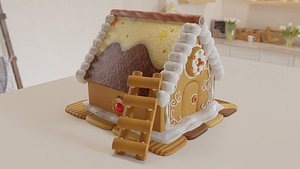 3D Gingerbread house 3D