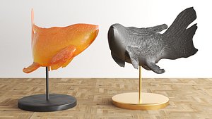 3D model Koi Fish YIN YONG