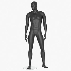 3D Male Mannequin Pose 05 model