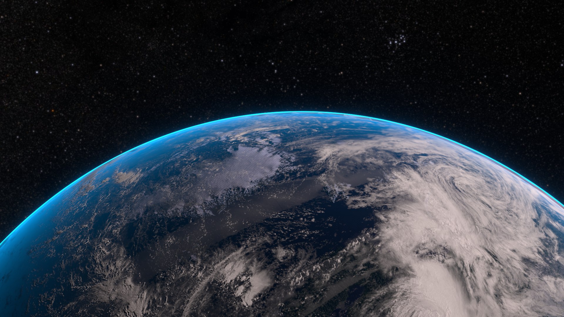 Realistic Earth With Clouds And Atmosphere 3D - TurboSquid 2246191