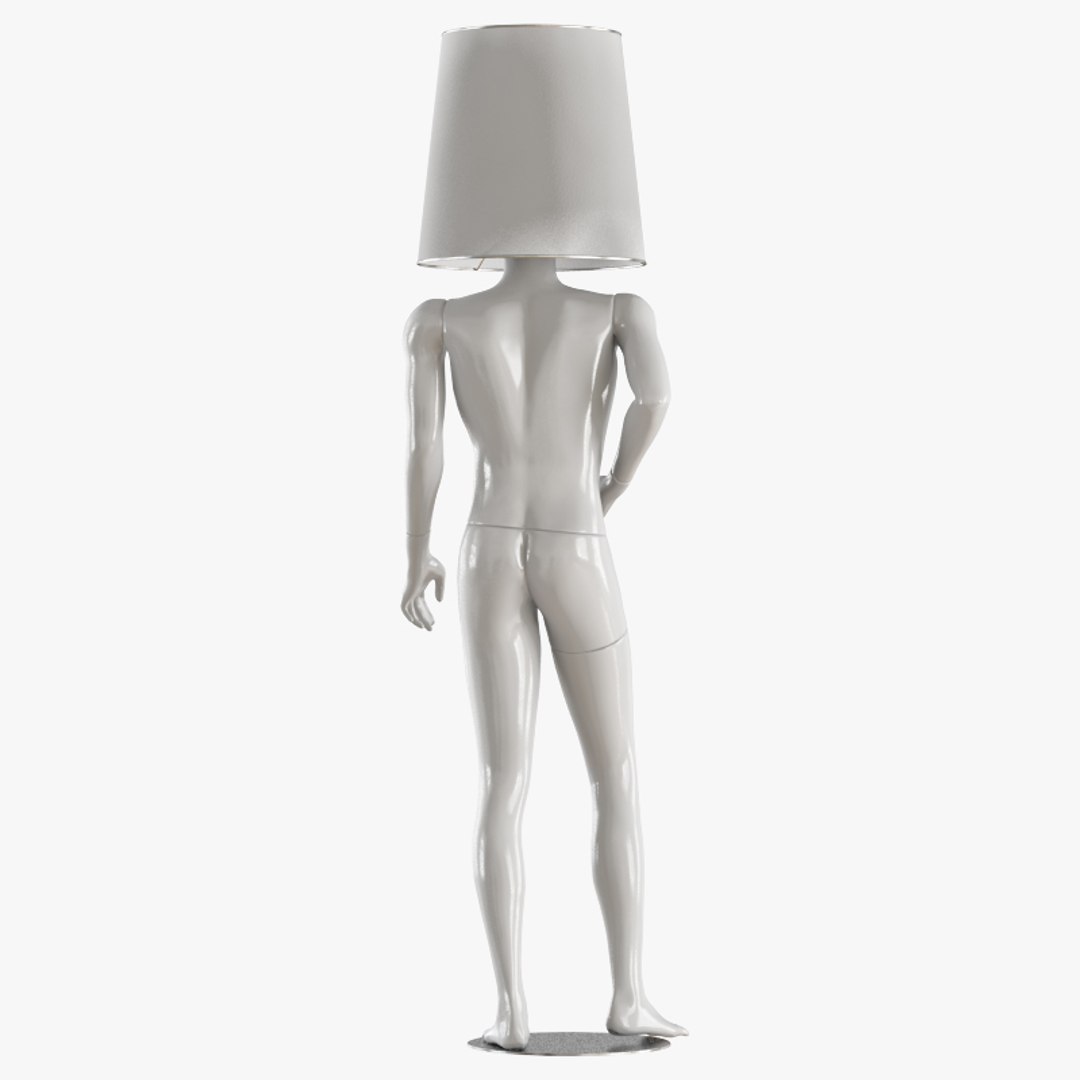 Male Mannequin Lamp 3D Model - TurboSquid 1583940