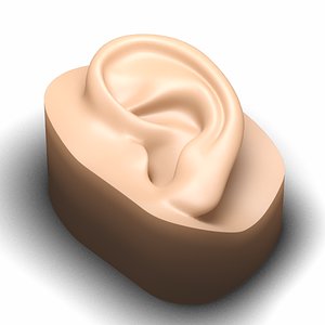 Human ear for 3D print