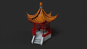 3D Traditional China Gazebo