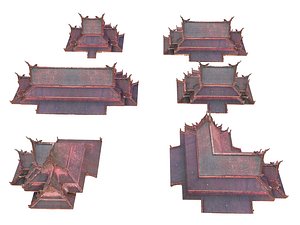 Roof Pagoda Pack 6