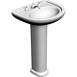 sink 3d obj